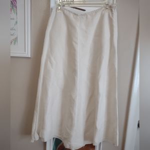 Eileen Fisher silk linen skirt